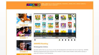 
Kindergarten Online - AWARD Reading Online
