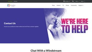 
                            6. Kinetic by Windstream Customer Service - Contact Us - Windstream Client Portal