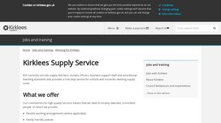 
                            4. Kirklees Supply Service | Kirklees Council - Kirklees Business Solutions Portal
