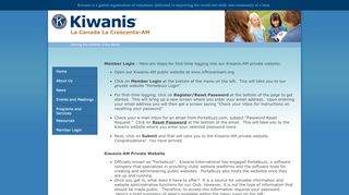 
                            8. Kiwanis-AM Private Website - La Canada La Crescenta-AM ... - Portalbuzz Portal
