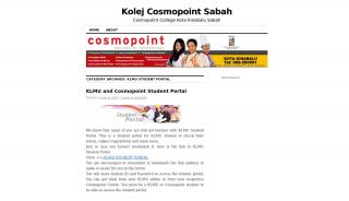 
                            7. KLMU Student Portal | Kolej Cosmopoint Sabah - Klmu Portal