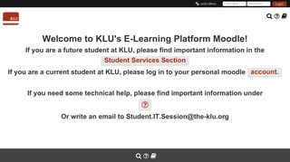 
                            3. KLU eLearning System - Klu Lms Portal 2017