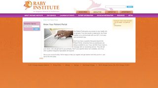 
                            5. Know Your Patient Portal - The Raby Institute for Integrative Medicine ... - Raby Institute Portal