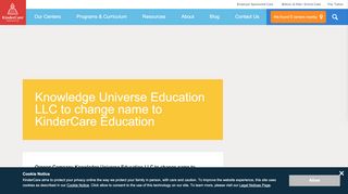 
Knowledge Universe Education LLC to change name to ...  
