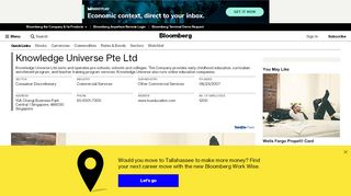 
Knowledge Universe Pte Ltd - Company Profile and News ...  
