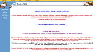 
                            16. Knox County Teachers Federal Credit Union - Tfcu Credit Union Portal