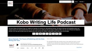 
                            8. Kobo Writing Life Podcast - Kobo Writing Life Portal