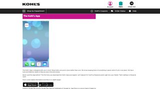 
Kohl's App  
