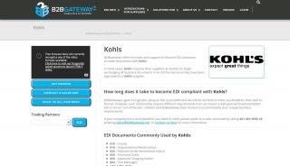 
                            2. Kohls Fully-managed EDI | B2BGateway - Kohl's Trading Partner Portal