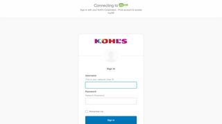 
Kohls Okta - Kohl's Corporation
