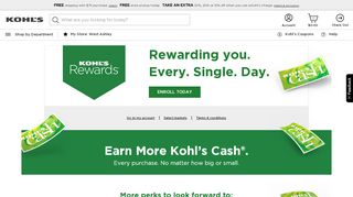 
Kohl's Rewards | Kohl's  
