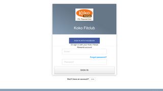 
                            6. Koko Fitclub - Login - Perkville - Koko Fit Club Portal
