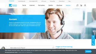 
                            7. Kontakt für Privatkunden - Deutsche Glasfaser - Deutsche Glasfaser Kundenportal Portal