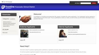 
                            9. Kosciusko School District - Frontline Recruitment - Active Student Portal Kosciusko