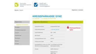 
                            14. Kreissparkasse Syke - Ksk Syke Portal