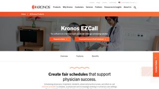 
                            5. Kronos EZCall for Clinicians Physician Scheduling | Kronos - Ezcalls Portal
