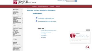 
                            3. Kronos Forms - Temple University - Temple University Kronos Portal