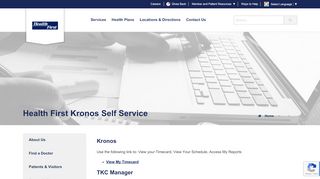 
Kronos Workforce Central - Health First
