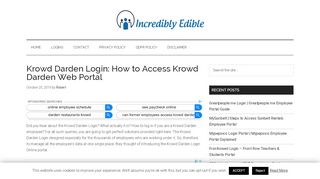 
Krowd Darden Login: How to Access Krowd Darden Web Portal  
