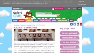 
                            4. KS2 SATs SPaG test | Oxford Owl - Spag Portal
