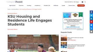 
                            8. KSU Housing and Residence Life Engages Students | CollegiateParent - Ksu Resident Portal