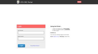 
                            4. KTU SRC Portal - Ktu Portal Student Portal