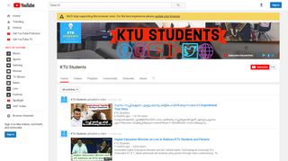 
                            9. KTU Students - YouTube - Ktu Portal Student Portal