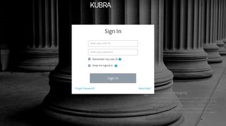 
KUBRA Account: Sign In  
