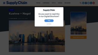 
                            7. Kuehne + Nagel | Supply Chain Digital - The Procurement ... - Kn Portal Kuehne Nagel