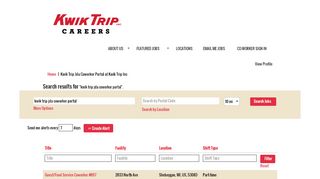 
Kwik Trip Jda Coworker Portal - Kwik Trip Inc Jobs - Jobs at Kwik Trip
