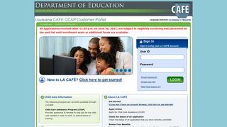 LA CAFE - Louisiana CAFE Customer Portal - Louisiana.gov - Louisiana Food Stamps Cafe Portal