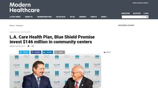
                            7. L.A. Care, Blue Shield Promise invest $146 million in ... - La Care Sign In