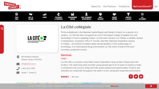 
                            8. La Cité collégiale | French Street - La Cite Collegiale Portal