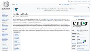 
                            5. La Cité collégiale - Wikipedia - La Cite Collegiale Portal