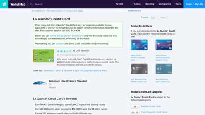 La Quinta Credit Card Reviews - WalletHub