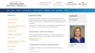 
                            2. Laboratory: Highland District Hospital - Highland District Hospital Patient Portal
