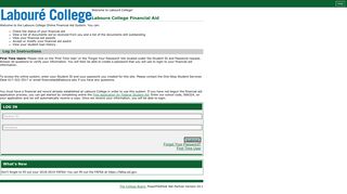 (Laboure College Financial Aid) Student Log In - Laboure College Portal