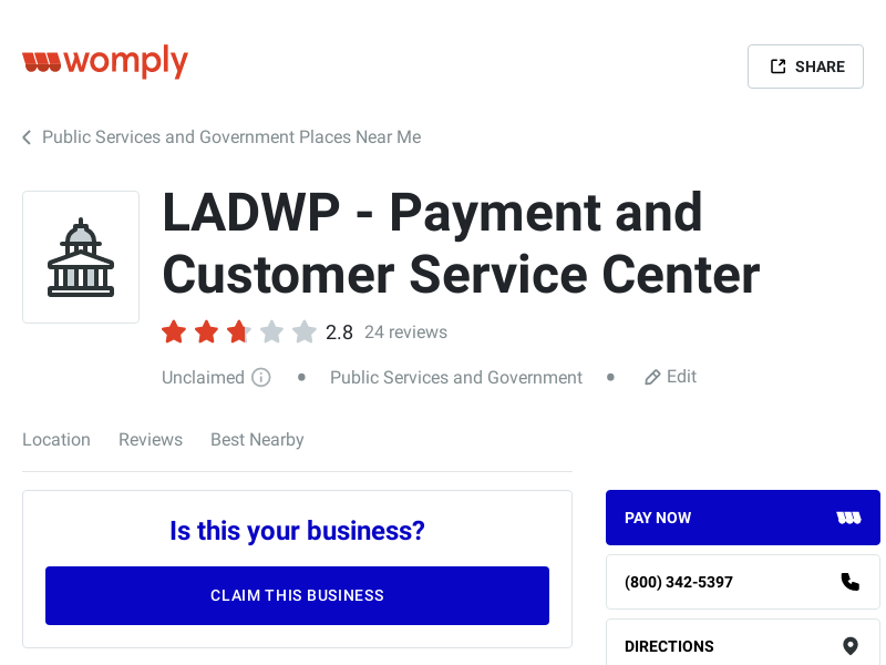 
                            2. LADWP - Payment and Customer Service Center - Los Angeles ...