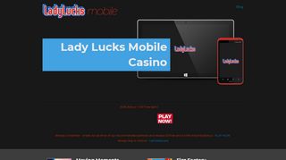 
                            5. LadyLucks Mobile - £20 FREE + £900 IN BONUSES! - Ladylucks Bingo Login
