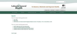
                            4. Lafayette General Health - Lafayette General Patient Portal