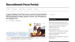 
                            4. Lagos State Civil Service Local Government Recruitment 2018/2019 ... - Lagos State Recruitment Portal 2017