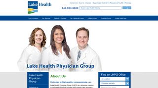 
                            8. Lake Health Physician Group - Lake Health - Northeast Ohio Endocrinology Patient Portal