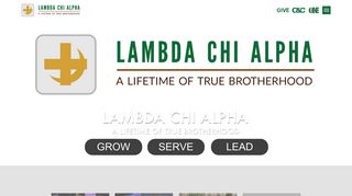 
                            3. Lambda Chi Alpha: Home - Mylca Portal