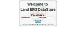
                            9. Land EKG DataStore Login - Ekg Portal
