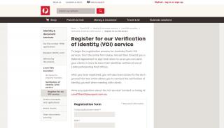 Land title identity verification form - Australia Post - Australia Post Voi Report Portal