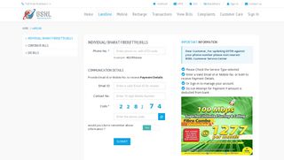 Landline | BSNL Portal - Pay Bsnl Landline Bill Online Without Portal
