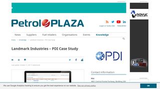 
                            9. Landmark Industries – PDI Case Study | PetrolPlaza - Landmark Industries Employee Portal