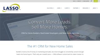 
                            2. Lasso CRM: CRM for New Home Sales - Lasso Crm Portal