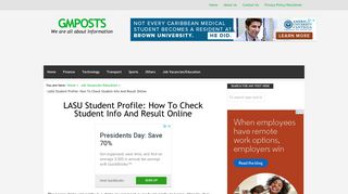
                            5. LASU Student Profile: How To Check Student Info And Result Online ... - Lasu Dpu Student Login