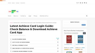 
                            8. Latest Achieve Card Login Guide: Check Balance ... - Achieve Debit Card Portal